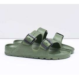 Flameshoes Férfi Olive Garden Light papucs zöld 1
