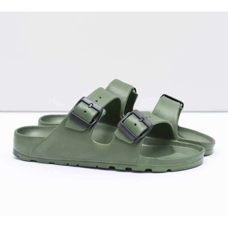 Flameshoes Férfi Olive Garden Light papucs zöld 1