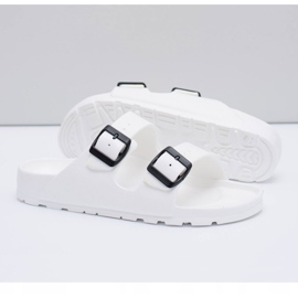 Flameshoes Férfi fehér kerti könnyű papucs 2