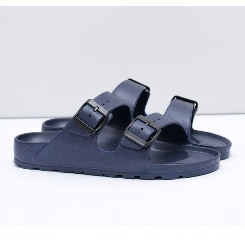 Flameshoes Férfi sötétkék kerti fénypapucs 1