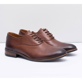 Bednarek Polish Shoes Férfi Brogues Bednarek Formal Bőrcipő Barna Clark 1