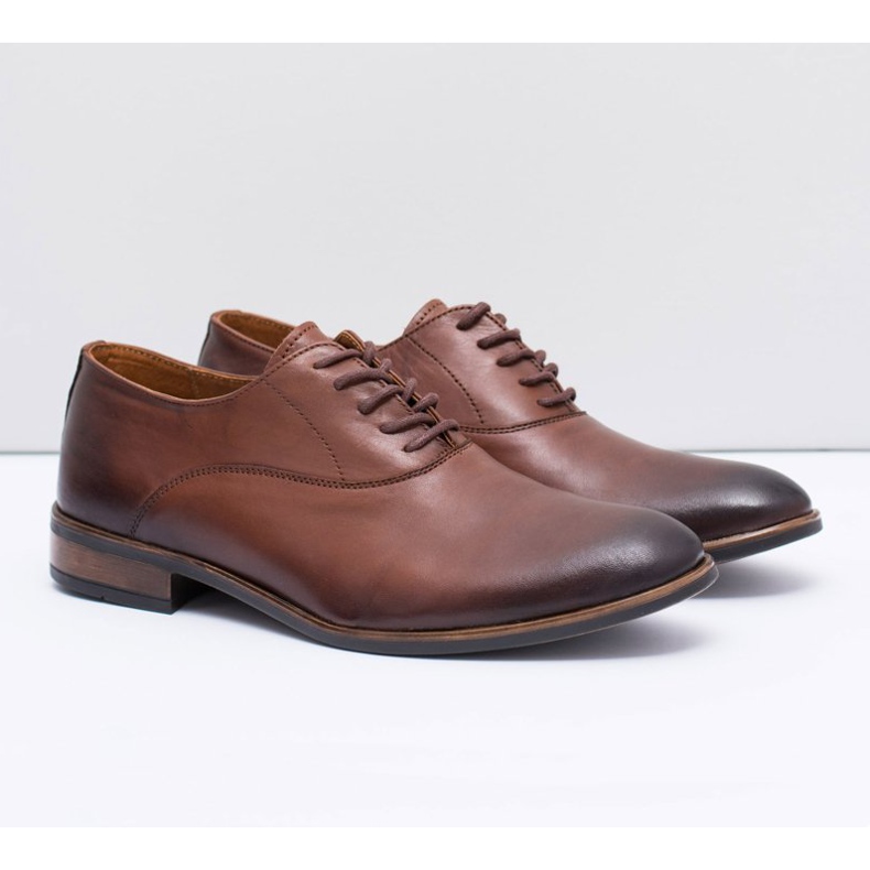Bednarek Polish Shoes Férfi Brogues Bednarek Formal Bőrcipő Barna Clark 1