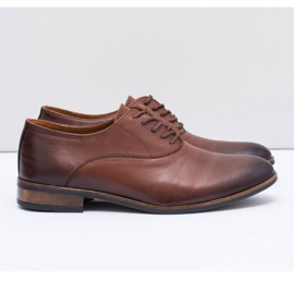 Bednarek Polish Shoes Férfi Brogues Bednarek Formal Bőrcipő Barna Clark 2