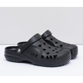 Flameshoes Férfi papucs úszómedencéhez Kroksy Eva Black fekete 1