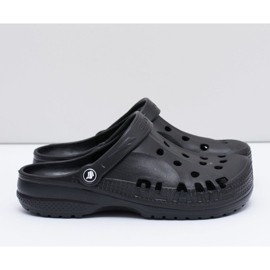 Flameshoes Férfi papucs úszómedencéhez Kroksy Eva Black fekete 2