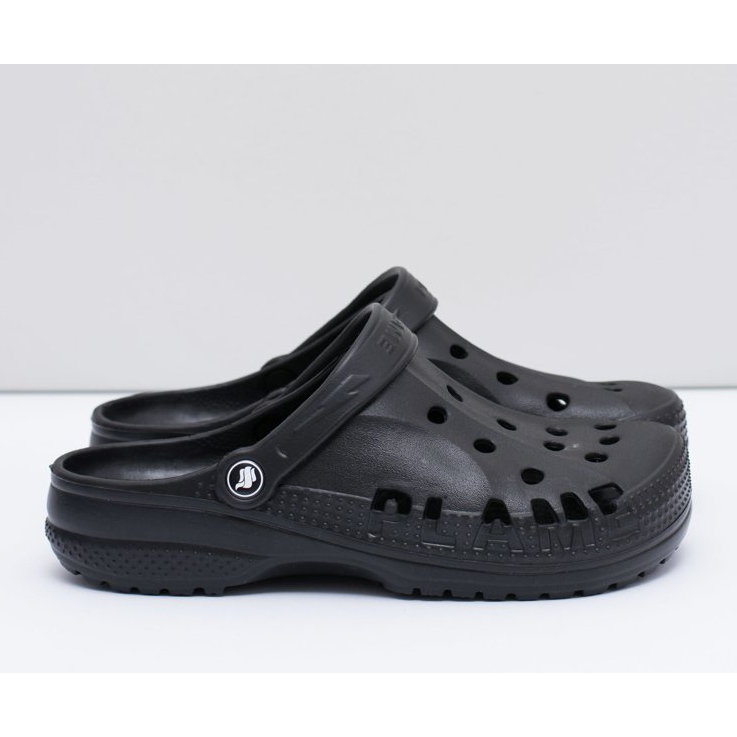 Flameshoes Férfi papucs úszómedencéhez Kroksy Eva Black fekete 2