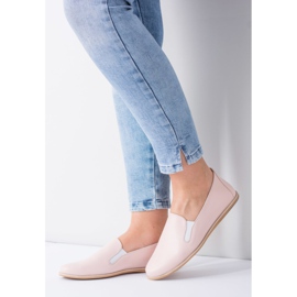 Butmil Női rózsaszín pasztell balerinák Fresca bőr 1
