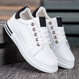 Diamantique Sportcipő a platformon fehér 1