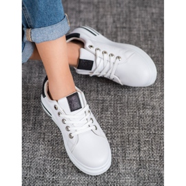 Diamantique Sportcipő a platformon fehér 2