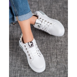 Diamantique Sportcipő a platformon fehér 2