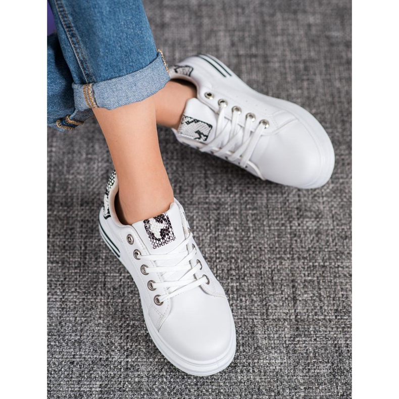 Diamantique Sportcipő a platformon fehér 2