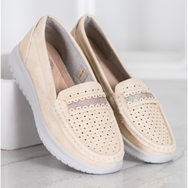 Small Swan Cipők a platformon barna 2