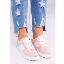 BUGO Rózsaszín Bati cipők 1