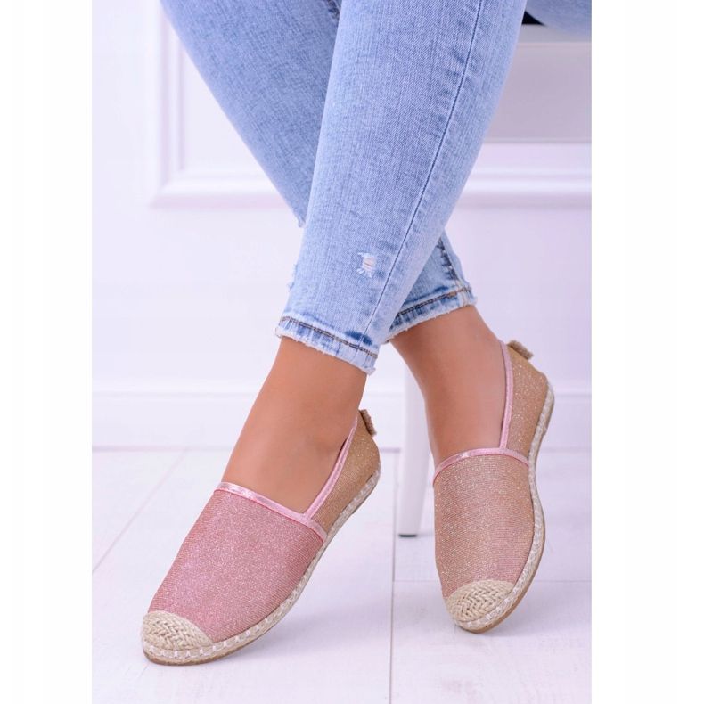 Lu Boo Női Espadrilles Slip On Glitter Rose gold Miravet rózsaszín 1 Lu Boo Női Espadrilles Slip On Glitter Rose gold Miravet rózsaszín 1