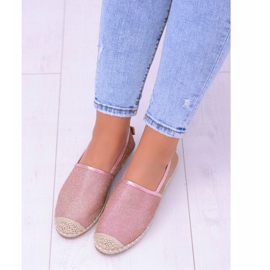 Lu Boo Női Espadrilles Slip On Glitter Rose gold Miravet rózsaszín 2 Lu Boo Női Espadrilles Slip On Glitter Rose gold Miravet rózsaszín 2