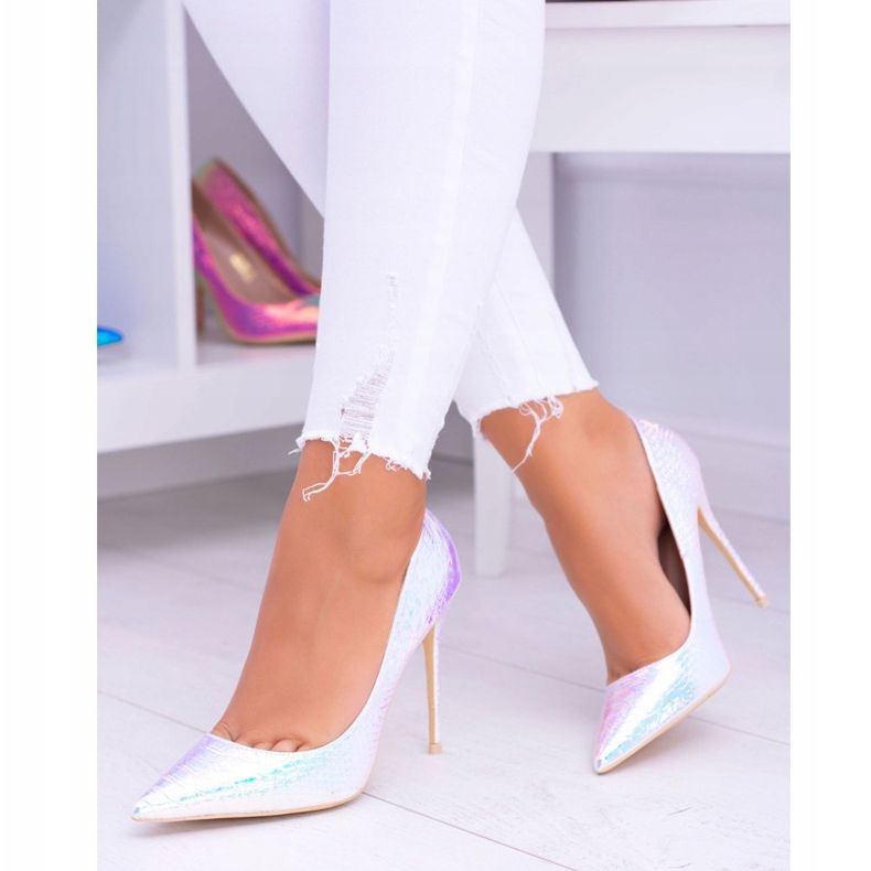 Női magassarkú Lu Boo Spitz Pink Gasoline Glam sokszínű 1