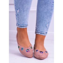 Lu Boo rózsaszín balerina Octavia Spitz benzinszemcsékben 2