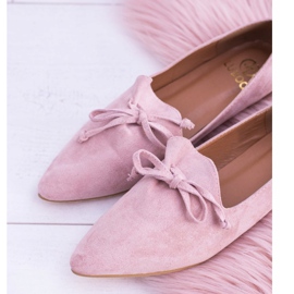Lu Boo Pink balerina Lordsy Spitz Suede Feliciano -ban rózsaszín 1