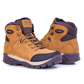 Ax Boxing Meleg férfi túracipő Tevehallgatás szőrrel barna 1