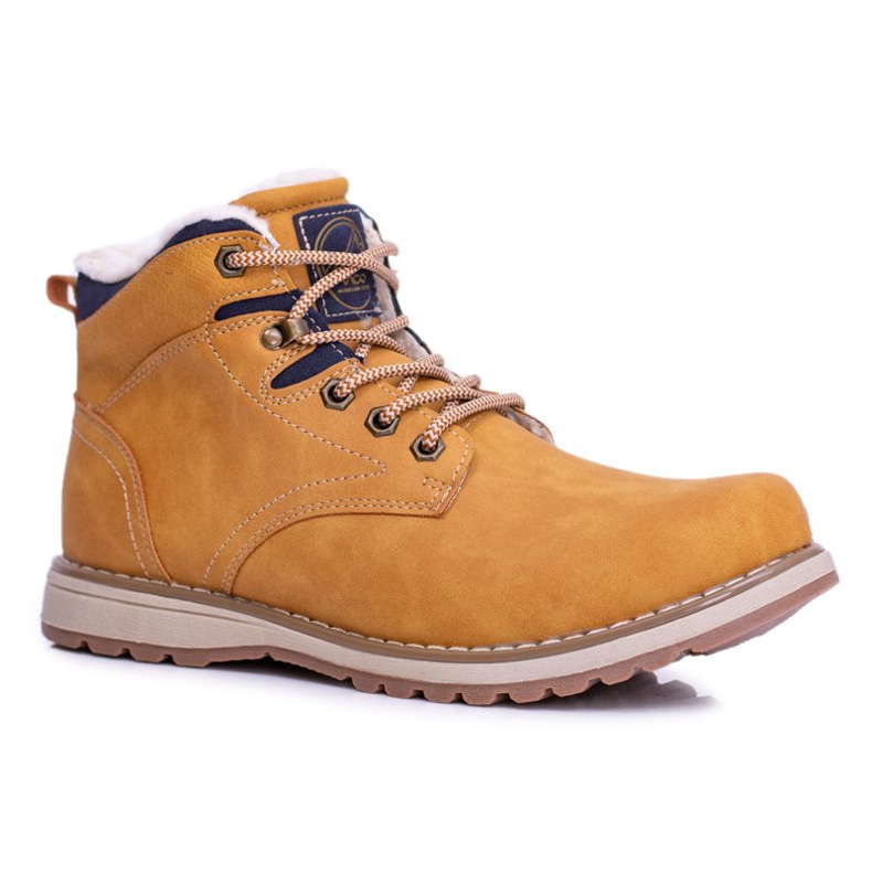 Vico Meleg férfi túracipő Camel Nuss gyapjúval barna 1