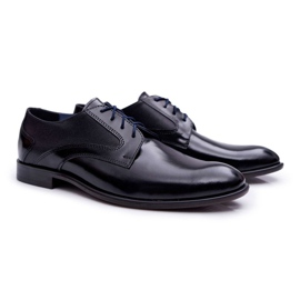 Bednarek Polish Shoes Férfi Brogues Bednarek Elegáns bőr fekete Midas 1