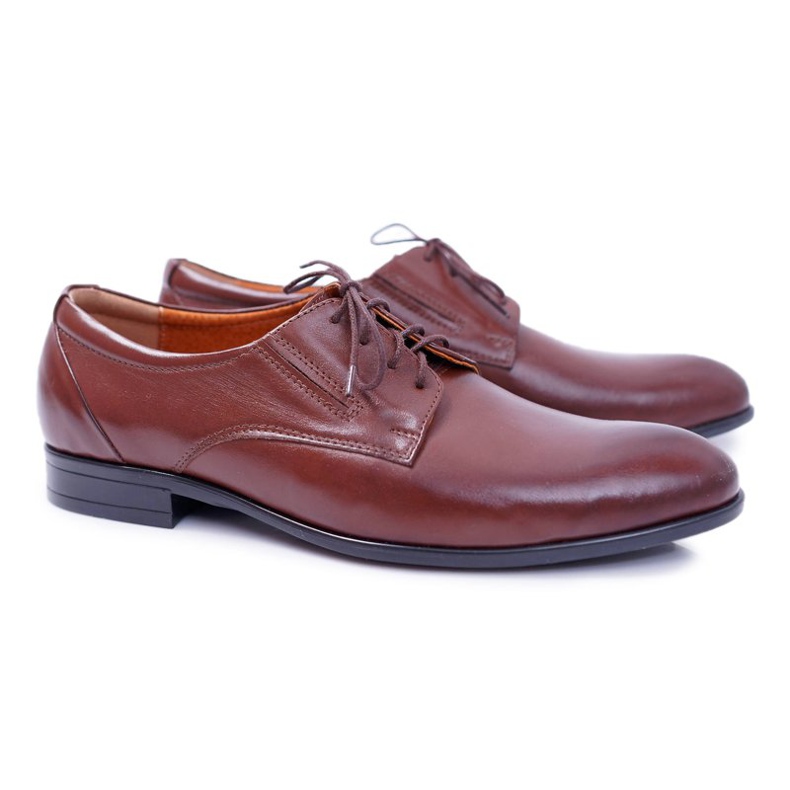 Bednarek Polish Shoes Férfi Brogues Bednarek Elegáns bőrbarna Radago 1