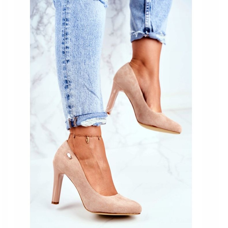 Női szivattyúk a sarkán Velúr Bézs Sergio Leone Campbell 2