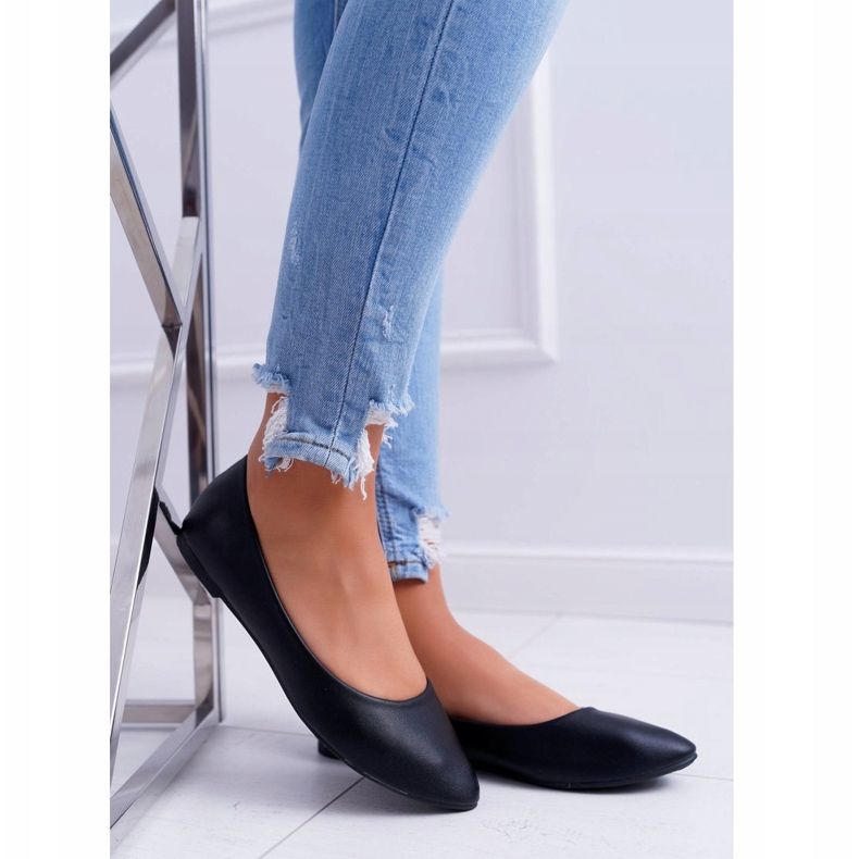 PS1 Klasszikus női balerinák, fekete lumen 2 PS1 Klasszikus női balerinák, fekete lumen 2