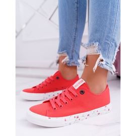 Női cipők Low Big Star Red DD274709 piros 2
