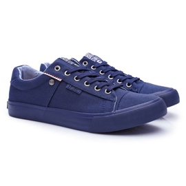 Férfi cipők Big Star Navy Blue AA174094 sötétkék 1
