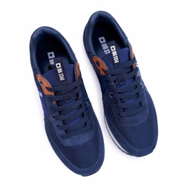 Férfi sportcipő Big Star Suede Bőr Navy Blue DD174321 sötétkék 1