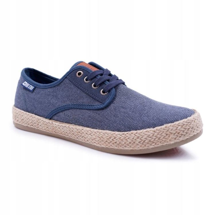 Férfi cipők Espadrilles Big Star Navy Blue AA174174 sötétkék 1