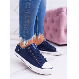 Női cipők Big Star Rubber Toe Navy Blue DD274335 kék 2