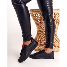 Női cipők Big Star övvel Fekete DD274687 1