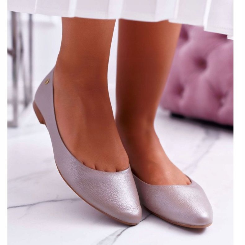 Női balerinák Maciejka Bőr bézs 04100 2 Női balerinák Maciejka Bőr bézs 04100 2