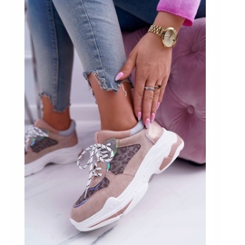 FC1 Női sportcipő Magas talpú rózsaszín Cabana 1