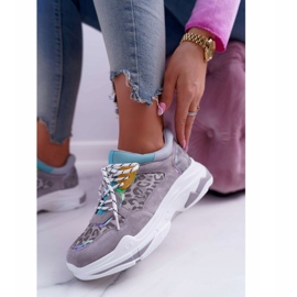 FC1 Női sportcipő Magas talpú szürke Cabana 1