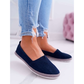 S.Barski Női espadrilles Velúr bőr Navy Blue Bimbo sötétkék 1