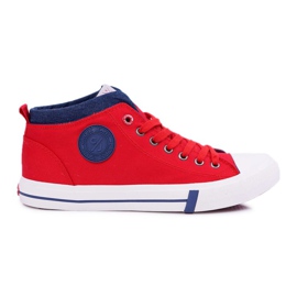 Férfi tornacipő High Cross Jeans Anyag Piros DD1R4059 1
