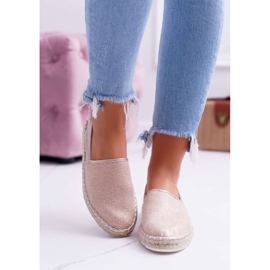 Női espadrilles Big Star, fonott talpbézs DD274769 2