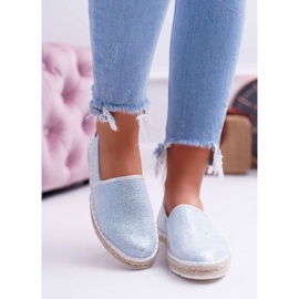 Női espadrilles Big Star fonott talpkék DD274767 1