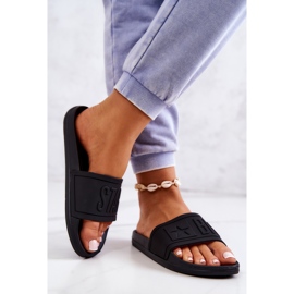 Női papucs Big Star Black DD274A271 fekete 2