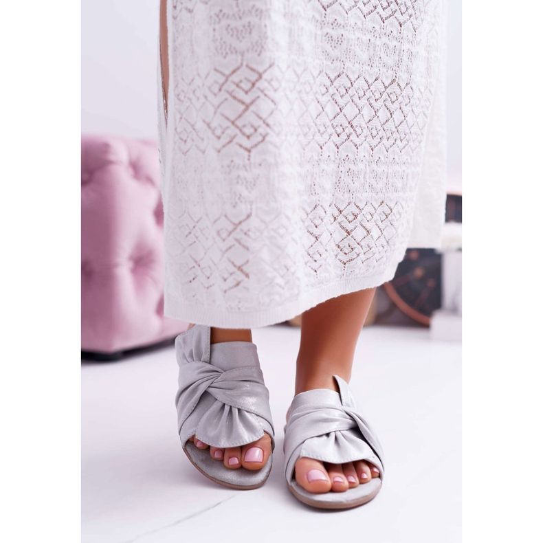 EVE Női papucs szürke ülőgarnivalóval 2