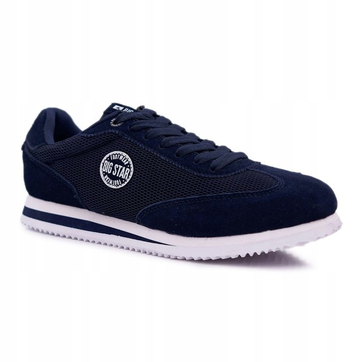 Férfi sportcipő Big Star Navy Blue DD174087 sötétkék 1