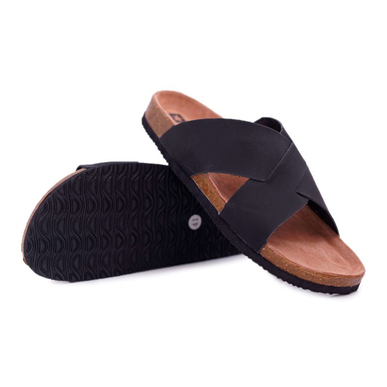 Férfi papucs Big Star Black DD174603 fekete 1