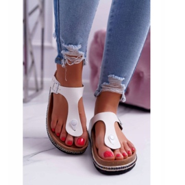 Női fehér papucs Big Star DD274130 2