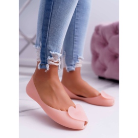 Rózsaszín női balerinák Meliski Hearts Opacify 1