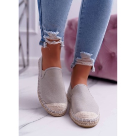 Cross Jeans Női Espadrilles Cross farmer szürke DD2R4104 2