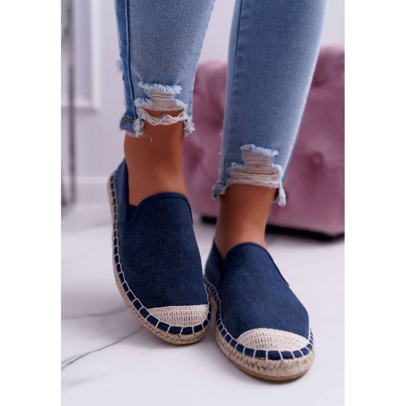 Cross Jeans Női Espadrilles Cross farmer Navy Blue DD2R4108 sötétkék 2