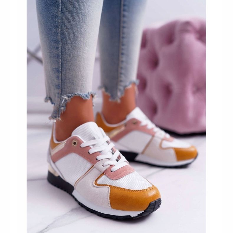 FJ1 Női sportcipő Sárga Merido fehér sokszínű 1